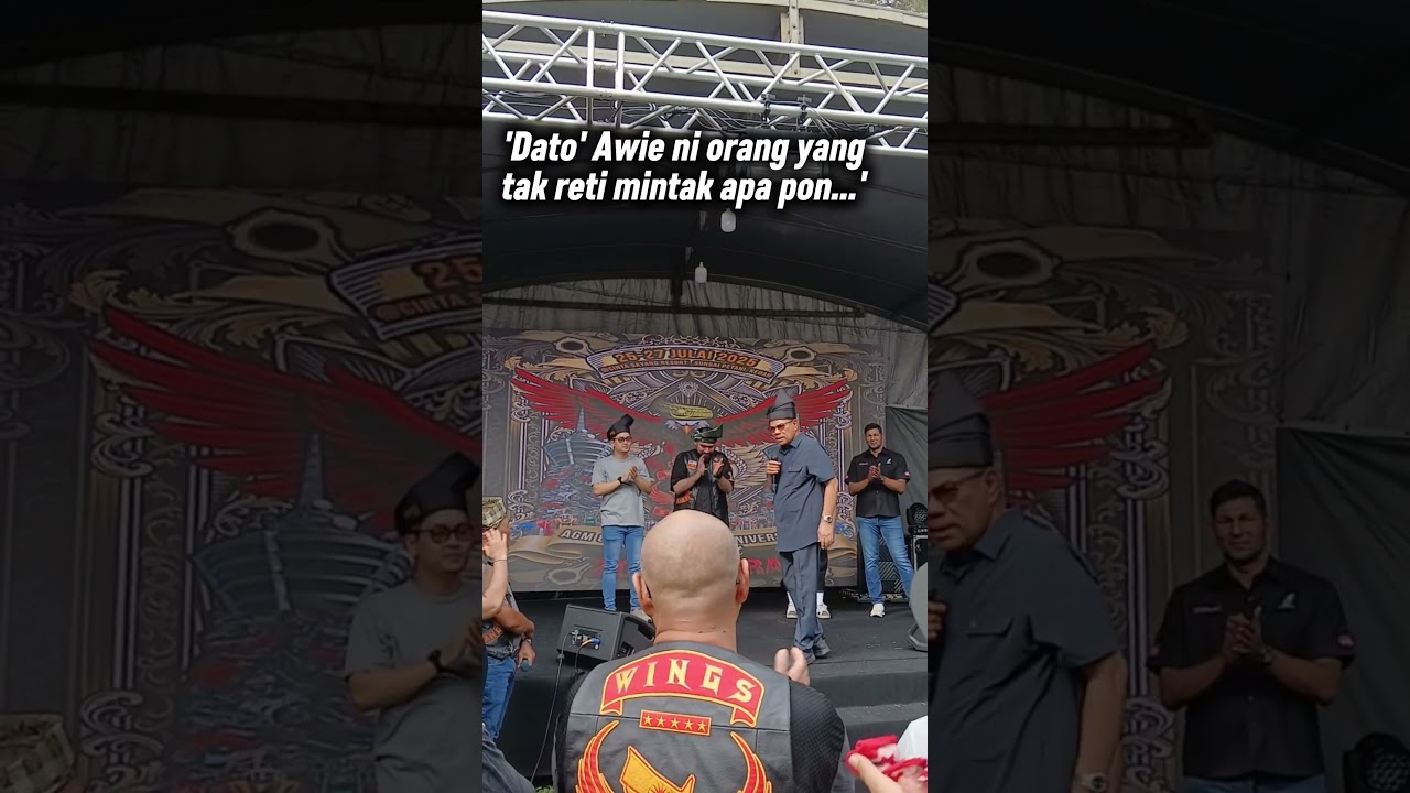 Dato Awie ni orang yg tak reti mintak apa pon..#awiewings
