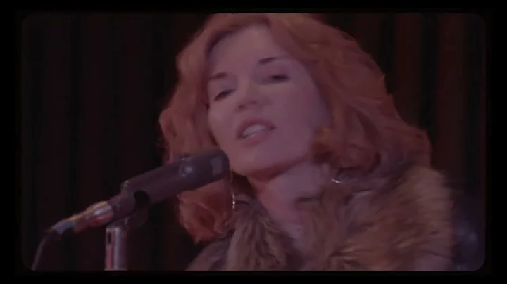 Canadian Blues Guitarist/Singer Sue Foley sits dow...