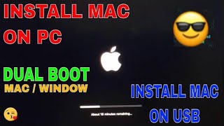 How to install MacOS Mojave on Any windows pc/laptop /install MacOs dual boot windows