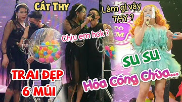 DIVA Cát Thy cạ cạ "CẶP BƯỞI" TRAI ĐẸP 6 MÚI đỏ mặt khiến Su Su hờn ghen