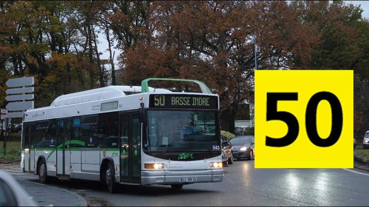Heuliez GX 317 GNV N°543 - Ligne 50 entre Tredegar et Porte de La Chapelle - Réseau TAN - Nantes