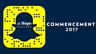 Snapchat Story of Commencement Day 2017