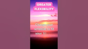 Greater Flexibility!  #workfromhome #flexibility #remote work