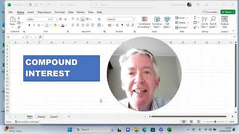 Excel - Use the FV (future value) function to calculate compound interest!