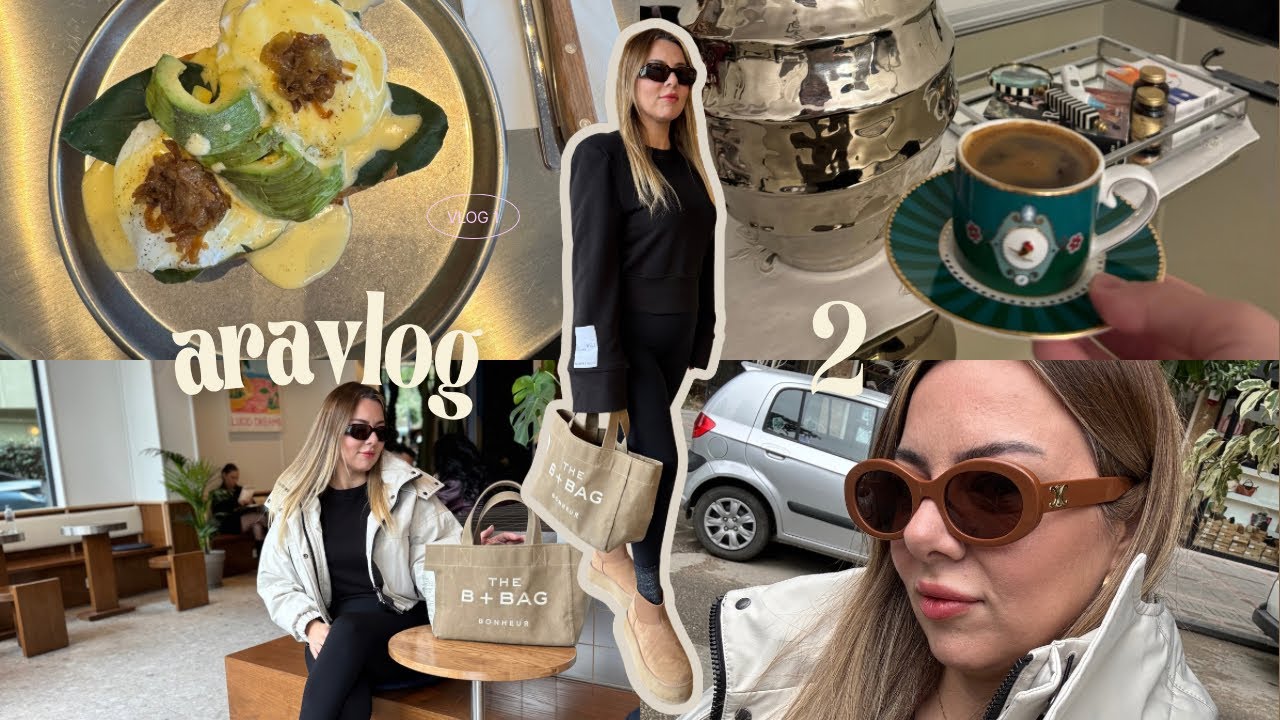 ARAVLOG 2 Bölüm Kız Kıza Kahvaltı Date🫒🍳Bazı Alışverişler Yapıldı🛍️Reformer Dersime Gidelim🦾