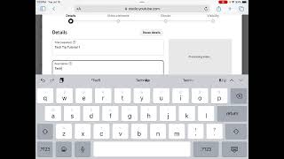 How To Upload YouTube Videos with an iPad and Safari