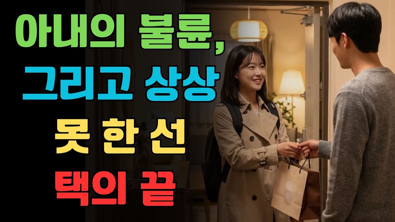 아내의 불륜, 그리고 상상 못 한 선택의 끝 #복수 #결혼이야기 #인생