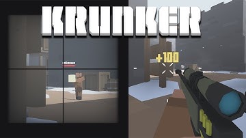 FIRST GAME OF NEW CS:GO l Krunker.io gameplay l