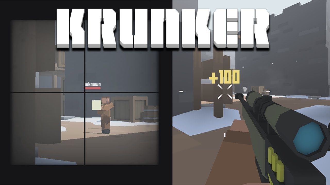 FIRST GAME OF NEW CS:GO l Krunker.io gameplay l
