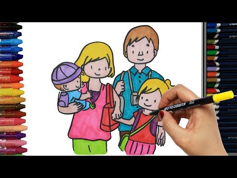 Video: Wie Man Die Zeichnungen Eines Kindes Analysiert - Ein Kind Zeichnet Eine Familie