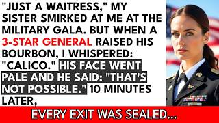 My Sister Laughed at Me Serving Drinks – Until I Whispered 1 Word to a 3-Star General at the Gala…