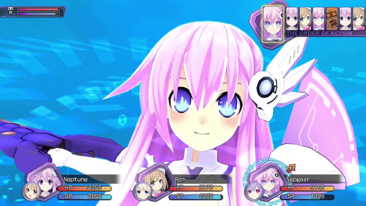Hyperdimension Neptunia Re;Birth1 - combat