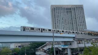 ゆりかもめ7300系 第48編成 台場駅出発