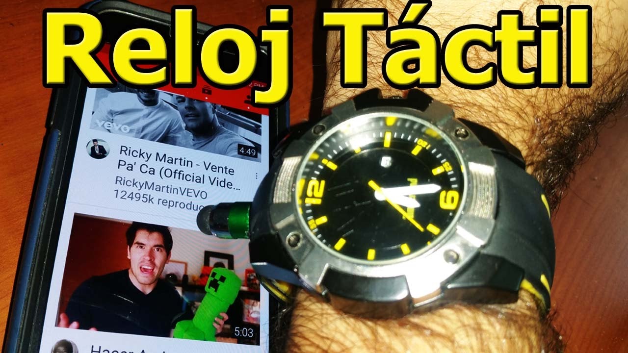 Cómo hacer reloj con lápiz táctil para Android o iPhone - YouTube