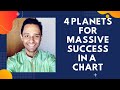 4 Planets for Massive Success in a Chart