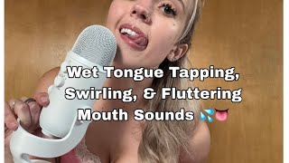 ASMR| No Talking- Teeth & Tongue Tapping Mouth Sounds, T0NGUE Swirling, & Fluttering!