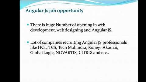 Angular js training in chennai   genwish infotech
