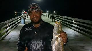 Galveston Fishing Pier 4K @ 91st St. September 2022 Fishing • Plenty Speckled Trout!