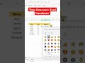 Create Emoji's in Excel #shorts