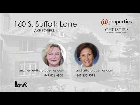 160 S Suffolk Lane, Lake Forest, IL home video tour