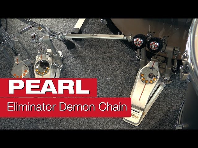 Pearl P-3002 C Eliminator Demon Chain Doppelpedal Fußmaschinen