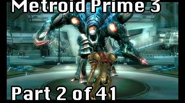 LP Metroid Prime 3: Corruption (Part 2 of 41) - Berserker Lord Attack Demonstration + Extras