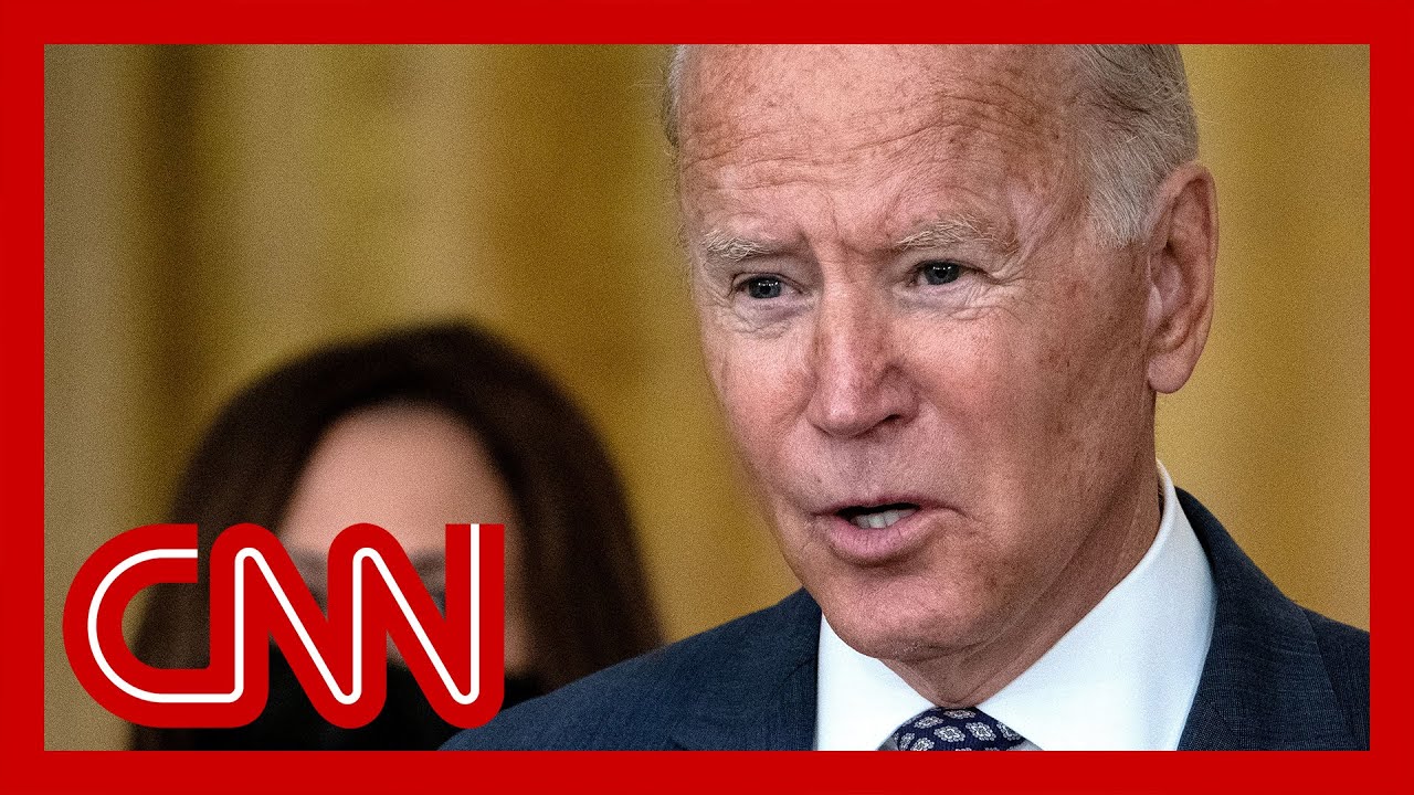 ⁣Biden gives update on crisis in Afghanistan