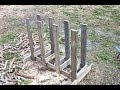 Fast and Sturdy Chainsaw Cutting Racks