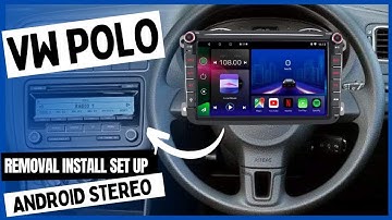 How to Remove Radio VW Polo MK5 2008-2014 | Android Car Stereo Installation Head Unit Set Up