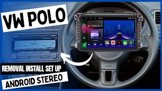 How to Remove Radio VW Polo MK5 2008-2014 | Android Car Stereo Installation Head Unit Set Up