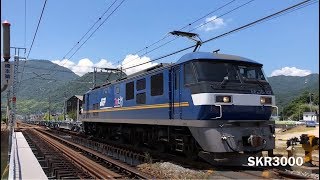 JR貨物 全検明けコキ試運転! EF210-307号機+コキ10B 岩国→広島 2018.8
