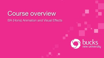 Course overview - BA (Hons) Animation and Visual Effects - Bucks New University