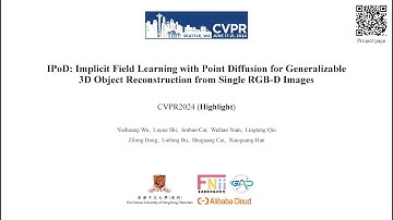 CVPR 2024 (Highlight) IPoD: Implicit Field Learning with Point Diffusion