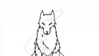 Howling Wolves Ms Paint Animation