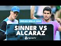 THRILLING Jannik Sinner vs Carlos Alcaraz Match | Indian Wells 2024 Highlights image