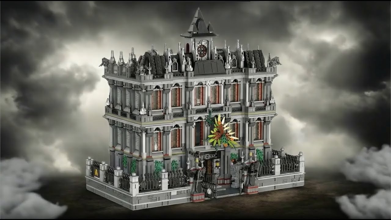 ハッサム　トップ　こうそくいどう　212　3D 3-Level Haunted Hospital Building Blocks Set