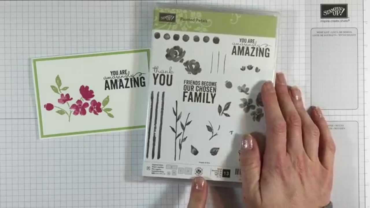 Stampin' Up! Painted Petals (NL) - YouTube