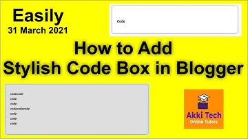 How to Easily Add Stylish Code Box in Blogger || Shayri Box in Blogger || Jokes in Blogger