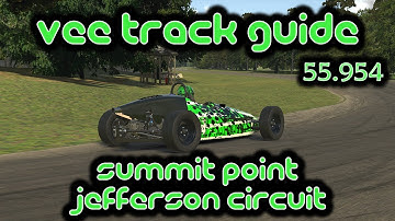 iRacing Track Guide Summit Point - Jefferson Circuit | Formula Vee | 55.954