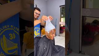 Ativando branco neve pro réveillon ❄️✅💈 #brasil #cabelo #barbershop #barbearia #fade #nevou 📏❄️