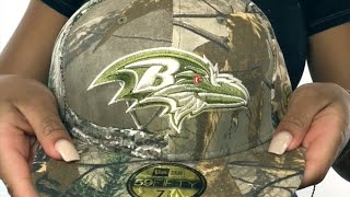 Ravens 'NFL TEAM-BASIC' Realtree Camo Fitted Hat by New Era