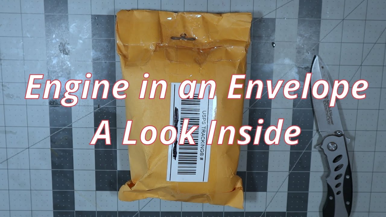 Engine in an Envelope A Look Inside - YouTube