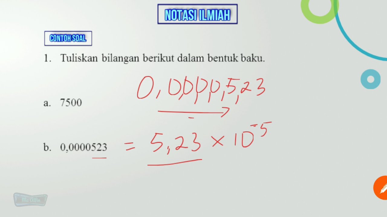 Cara Mudah Mudah Memahami Notasi Ilmiah Bentuk Baku Youtube