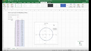 Drawing a Circle in Excel and generate it in Rhino
