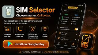 SIM Selector – Smart Dual SIM Call Manager screenshot 1