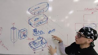 Exploded Assembly Drawing Sketch