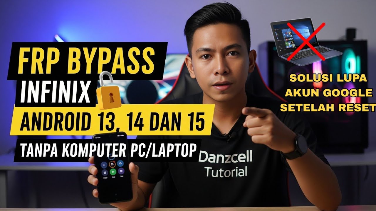 BYPASS FRP INFINIX ANDROID 13, 14 DAN 15 TANPA PC | FRP BYPASS INFINIX HOT 50i TERBARU