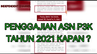 Kapan Penggajian P3k Tahun 2021  Pppk 2021  Gaji P3k