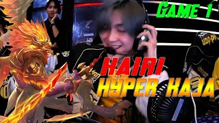 Kairi Hyper Kaja di Game 1 Playoff MPL ID Season 15 | Onic vs Liquid Match 1 | Mobile Legends