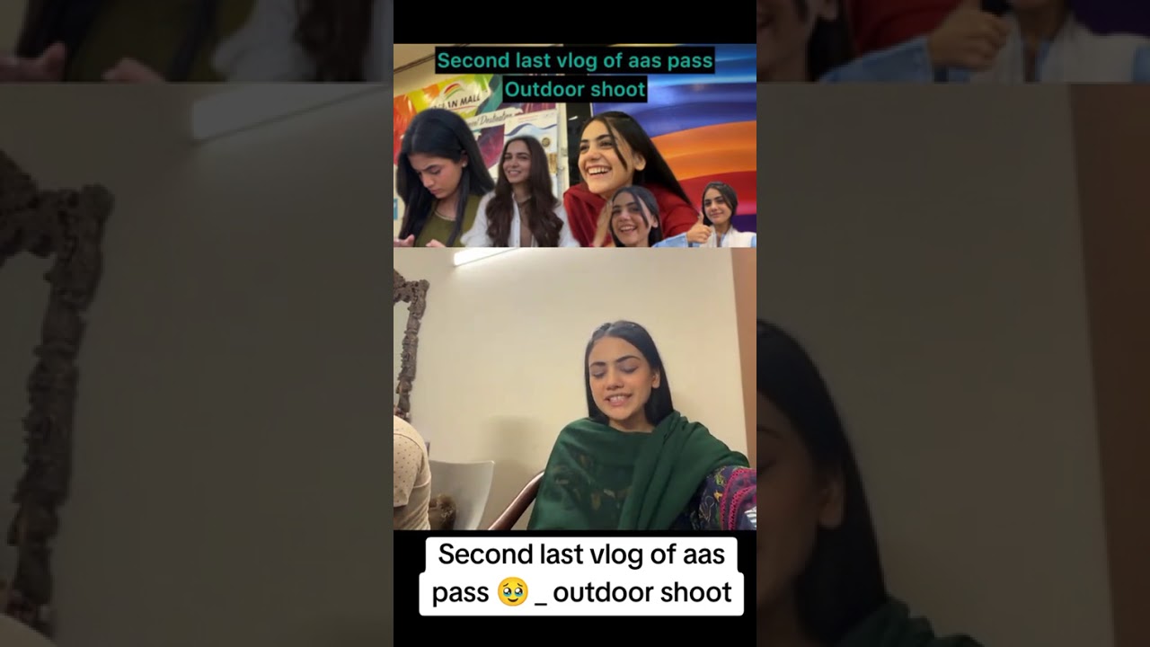 2 nd last vlog laiba khan new 🆕 vlog aas pass shooting 🌠🌠